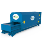 A Greenway self-contained compactor with a 30-yard capacity for wet waste.